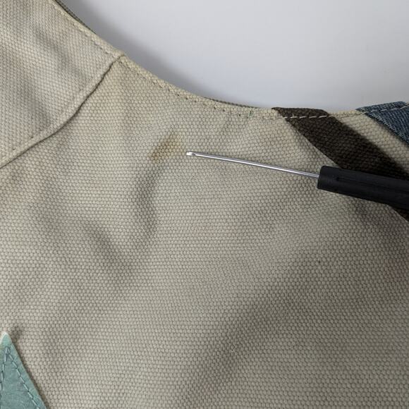 Disney Tinkerbell Shoulder Bag Purse Tote Fab Starpoint New York Canvas Brown - Picture 13 of 15